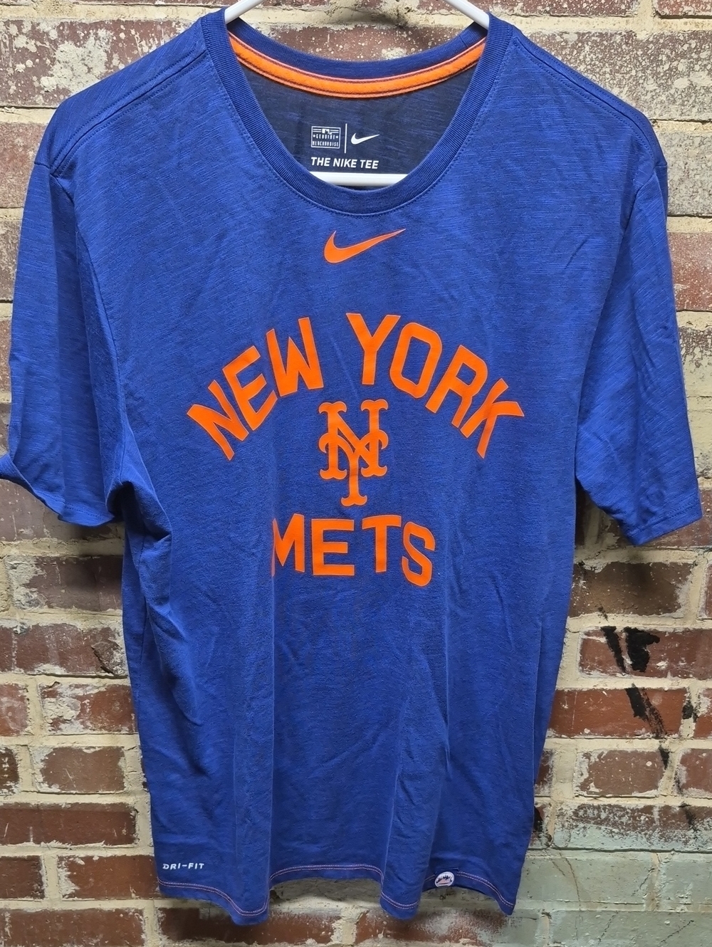 Nike Royal Blue Tee with Orange New York Mets Logo